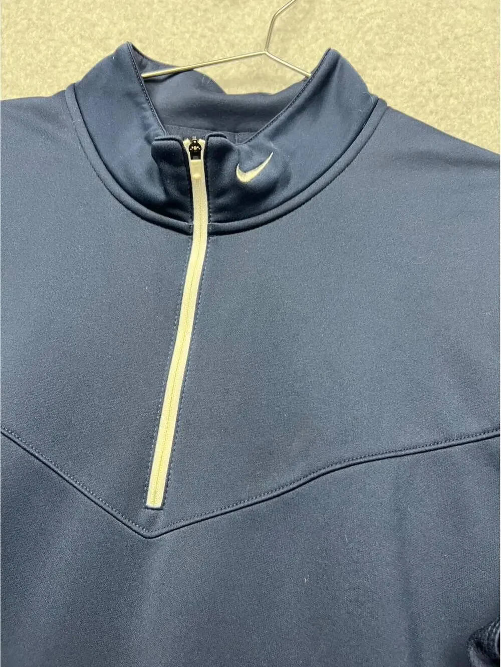 Nike Mens Golf Tour Performance Track Jacket L THERMA-FIT Navy Athletic running